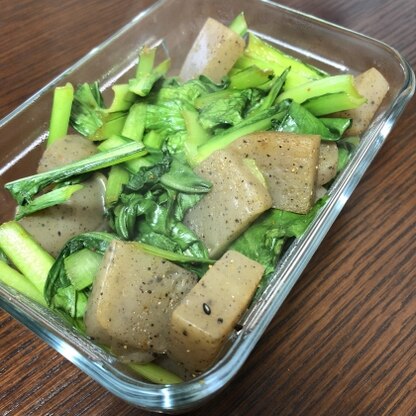 私も小松菜、こんにゃくを使い切りたくて作成！
レシピを紹介、有り難いです。
今週の常備菜☺︎